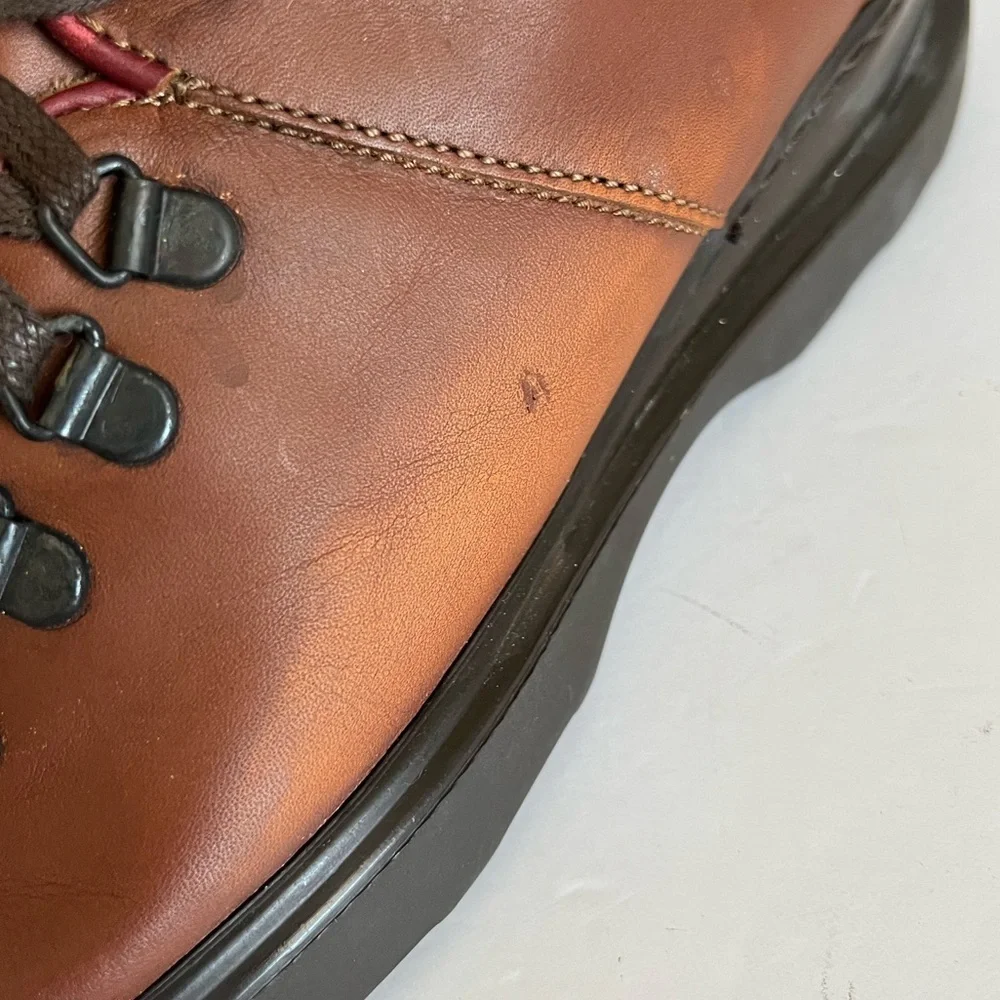 Coach Italy Aaron Brown Leather Chukka Ankle Boots Mens Size 8D